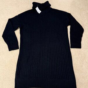 NWT - Banana Republic - Womens Ribbed Turtle Neck Sweater Dress - Size XL